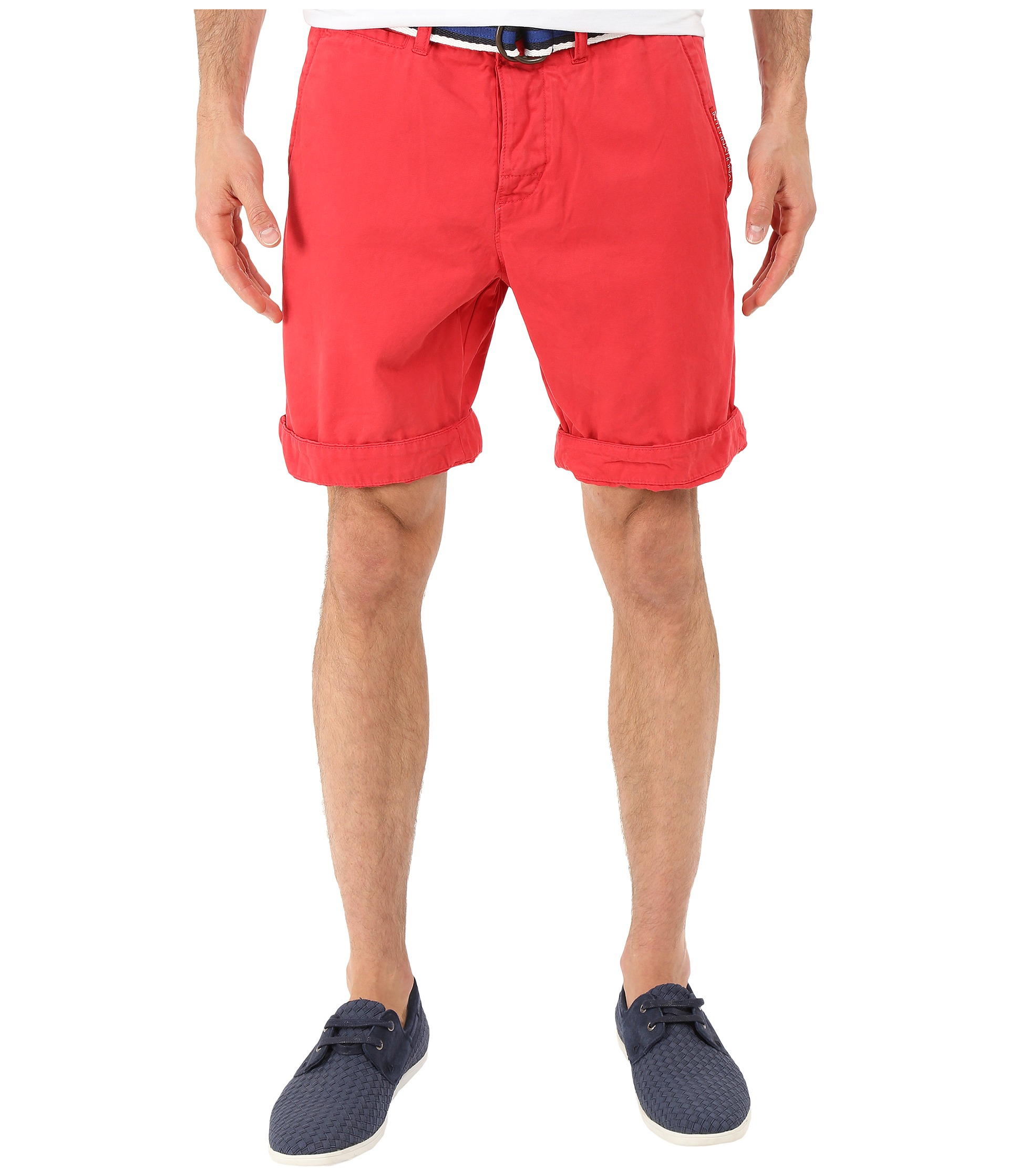 Superdry International Chino Shorts in Red for Men | Lyst